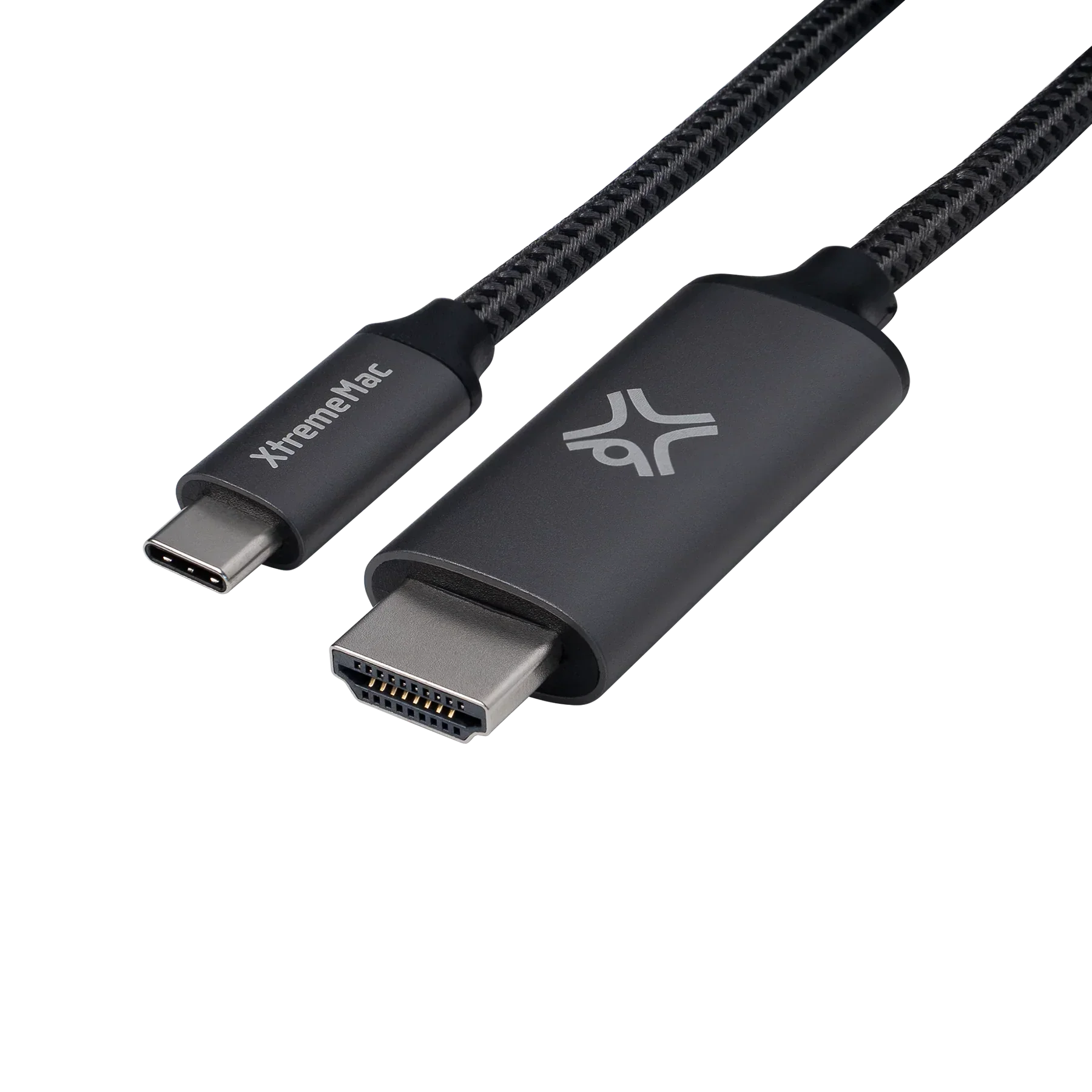 XtremeMac Type-C To HDMI Nylon Braided Cable 2M - Space Grey XtremeMac Type-C To HDMI Nylon Braided Cable 2M - Space Grey